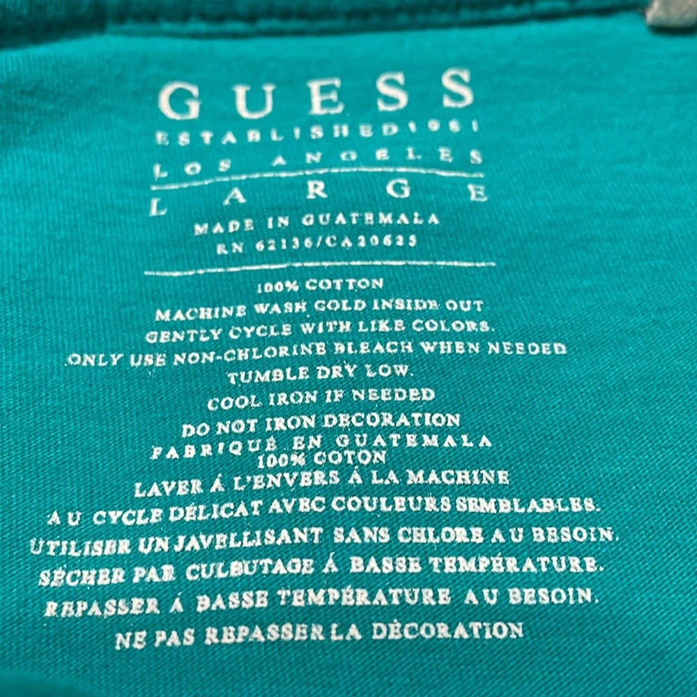Guess measurements front